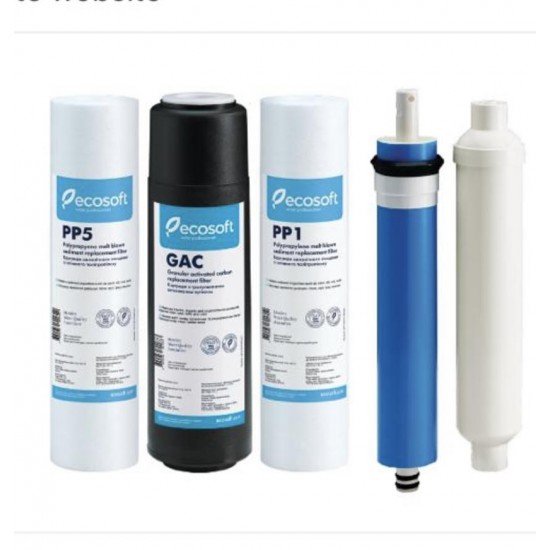 Reverse Osmosis filter replacement 5 Pack